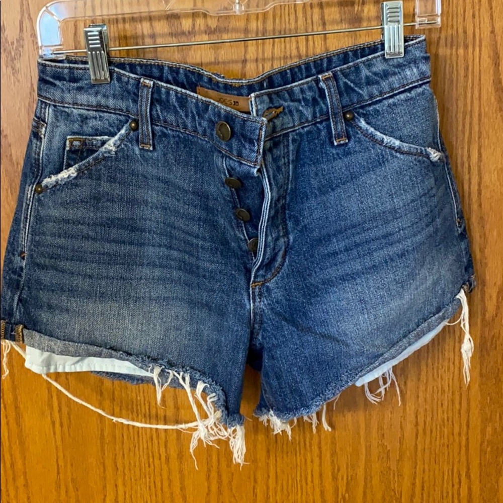 Joes Destroyed Denim Jean Shorts